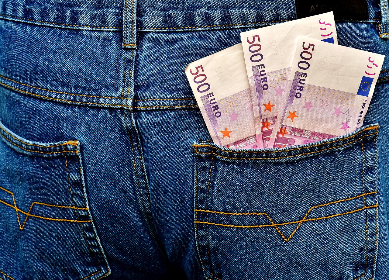 Money in back pocket