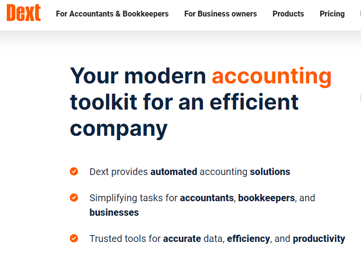 Dext modern accounting toolkit