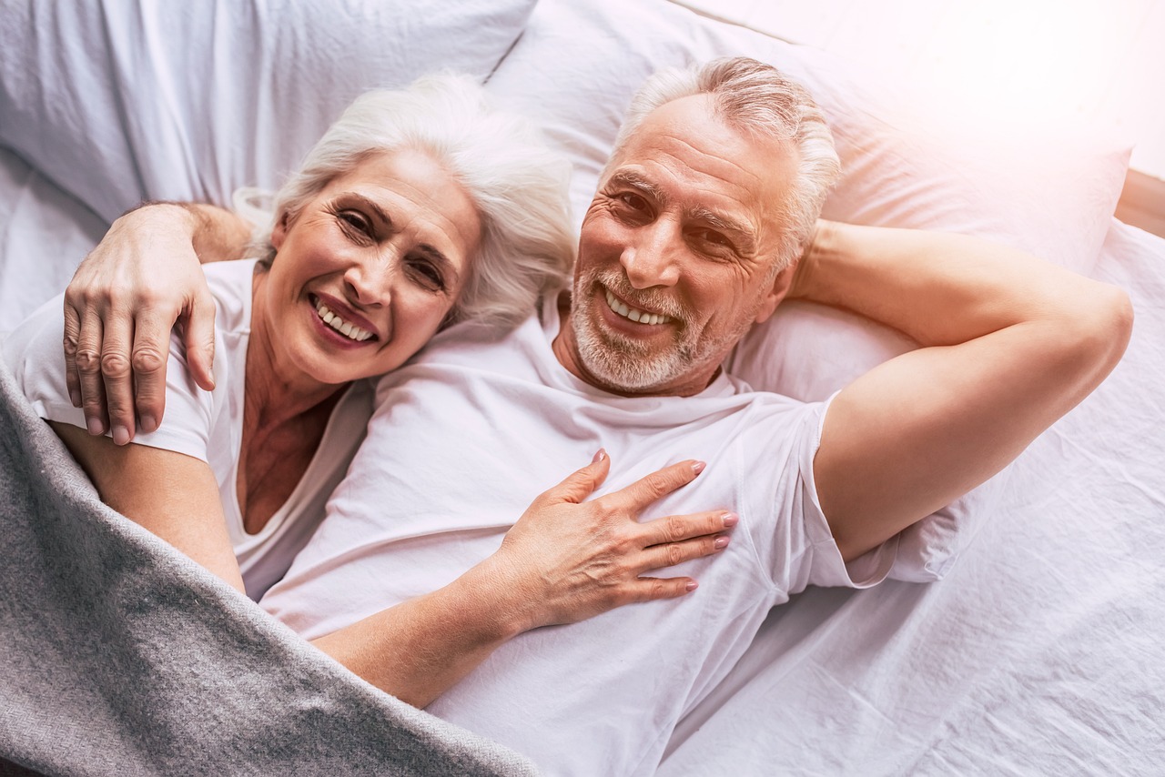 Happy Older couple